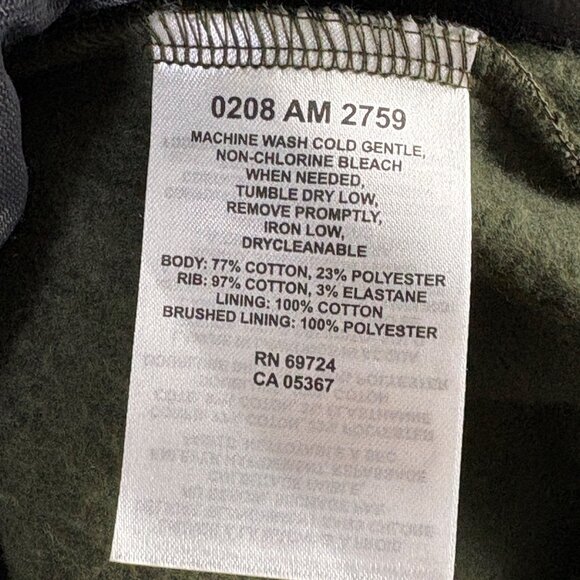 Columbia Full Zip Jacket Mens XL Olive Green Hood Pockets Outdoor Hiking - Picture 6 of 10